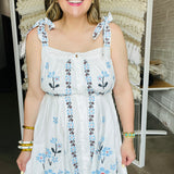 Southern Belle Embroidered Midi Dress