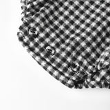 Colette Romper Black Gingham