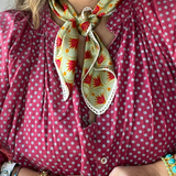 Mint Agave Crochet Scarf Bandana