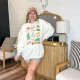 Sorry I'm All Booked Sweatshirt - Sweet Cream