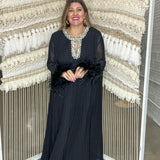 Iconic Gatsby Maxi Dress - Black