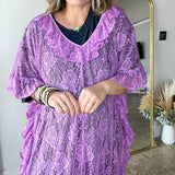 Lotus Lilac Lace Tunic Dress