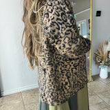 Laurel Leopard Oversized Cardigan