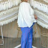 Roller Rink Striped Trousers