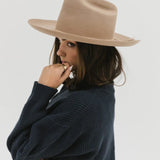 Ezra Western Hat - Tan