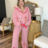 Nutcracker Nights Gingham Pajama Set