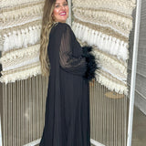 Iconic Gatsby Maxi Dress - Black