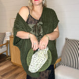Olive You Front Tie Sweater Vest