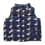 Kids Reversible Ellis Vest - Evergreen Stripe