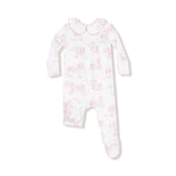 Farm Toile Peter Pan Pajamas - Pink