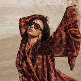 Taos Top - Magenta Geo Top