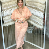 Folklore Wide Leg Eyelet Pants