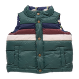 Kids Reversible Ellis Vest - Evergreen Stripe