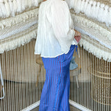 Roller Rink Striped Trousers