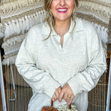 The Hallie Sweater Maxi Dress - Heather Grey