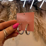 Iconic Silver Hoop Earrings