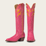 Pink Lightening Bolt City Boots Size 9