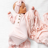 Sophie Knotted Gown - Newborn-3M