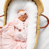 Sophie Knotted Gown - Newborn-3M