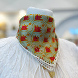 Mint Agave Crochet Scarf Bandana