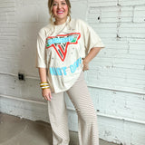 Easy Street Striped Pants - Ivory