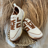 {Back70} Jogger FT - Milk Ice Cuoio