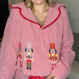 Nutcracker Nights Gingham Pajama Set