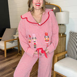 Nutcracker Nights Gingham Pajama Set