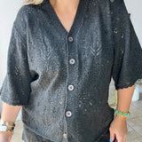 {Spell} Rhodes Knit Shirt - Onyx