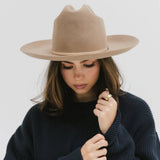 Ezra Western Hat - Tan