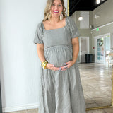 Chiara Dress Black Gingham