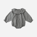 Colette Romper Black Gingham