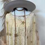 Riche Hippie Lariat Necklace - Cognac