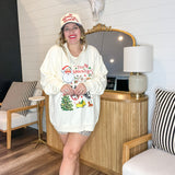Santa's Sleigh Sweatshirt - Ivory