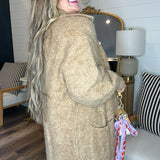 Button Up Cozy Cardigan - Camel