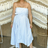 Shore Thing Midi Dress - Blue Stripe