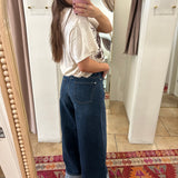Marie Cuffed Wide Leg - Radar