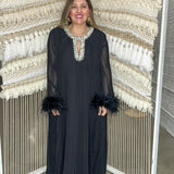 Iconic Gatsby Maxi Dress - Black