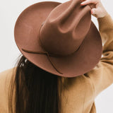 Ezra Western Hat - Dark Oak
