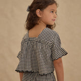 Francie Blouse Black Gingham