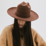 Ezra Western Hat - Dark Oak