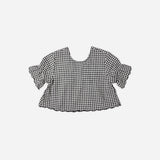 Francie Blouse Black Gingham