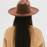 Ezra Western Hat - Dark Oak
