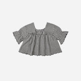 Francie Blouse Black Gingham