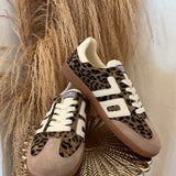 {Back70} Cloud P Sneakers - Leopard Taupe Milk