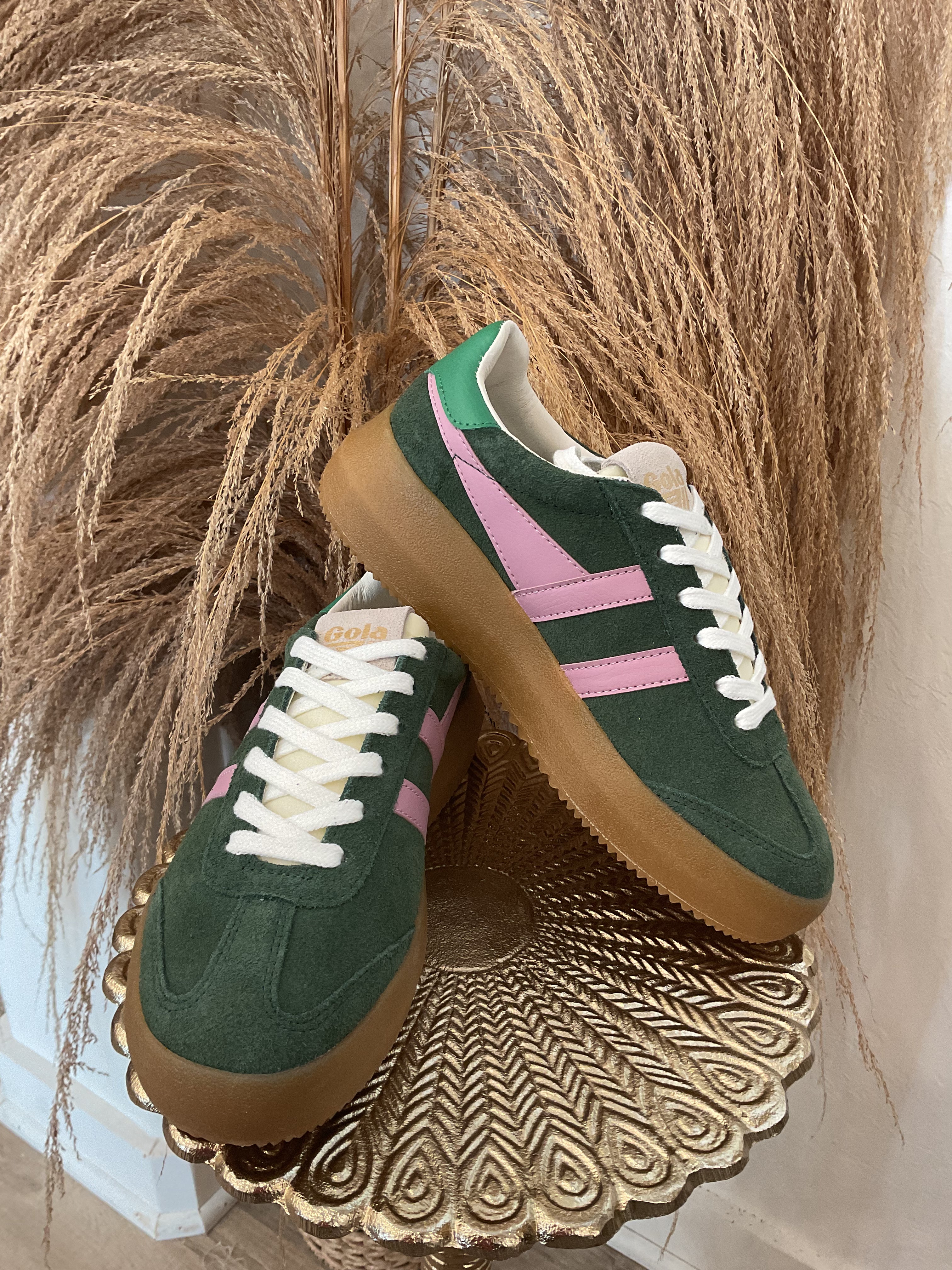 Gola Classic Athena Sneakers Evergreen Candy Jade Gum Riche Hippie gola-classic-athena-sneakers-evergreen-candy-jade-gum-riche-hippie