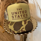 Birthplace Of The Cowboy Trucker Hat - Camo