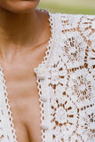{Spell} Helena Crochet Lace Mini Dress