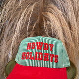Howdy Holidays Canvas Cap