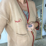 Camel Found My Cowboy Cardigan
